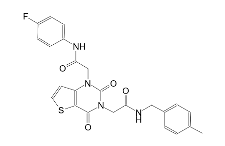 1-[3-(4-fluorophenyl)-2-oxopropyl]-3-[4-(4-methylphenyl)-2-oxobutyl]-1H,2H,3H,4H-thieno[3,2-d]pyrimidine-2,4-dione