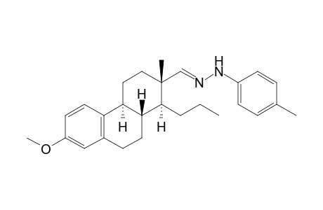 16,17-seco-3-Methoxyestra-1,3,5(10)-trien-17-al-(p-Methylphenyl)-hydrazone