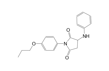 3-anilino-1-(4-propoxyphenyl)-2,5-pyrrolidinedione