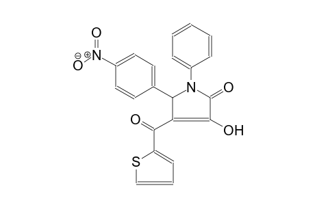 2-(4-nitrophenyl)-4-oxidanyl-1-phenyl-3-thiophen-2-ylcarbonyl-2H-pyrrol-5-one