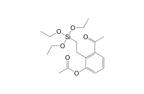3-Acetyl-2-[2-(triethoxysilyl)ethyl]phenyl acetate