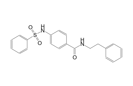 benzamide, N-(2-phenylethyl)-4-[(phenylsulfonyl)amino]-