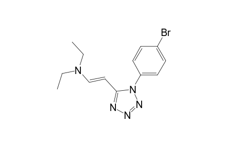 (E)-2-[1-(4-Bromophenyl)-1H-tetraazol-5-yl]-N,N-diethylethenamine