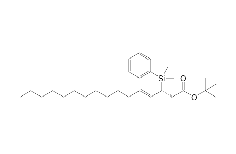 tert-Butyl (E)-(3R)-3-Dimethyl(phenyl)silylhexadec-4-enoate