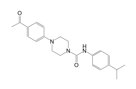 1-piperazinecarboxamide, 4-(4-acetylphenyl)-N-[4-(1-methylethyl)phenyl]-
