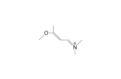 4-Dimethylimmonium-2-methoxy-butene-2 cation