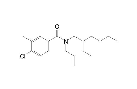 Benzamide, 4-chloro-3-methyl-N-allyl-N-(2-ethylhexyl)-