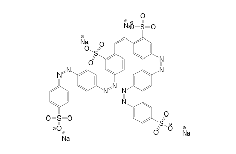 2,2'-Stilbenedisulfonic acid, 4,4'-bis[[p-[(p-sulfophenyl)azo]phenyl]azo]-, tetrasodium salt