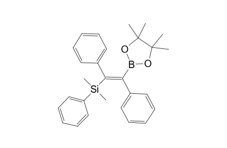 (Z)-1-(Dimethylphenylsilyl)-2-(4,4,5,5-tetramethyl-1,3,2-dioxaborolan-2-yl)-1,2-diphenylethene