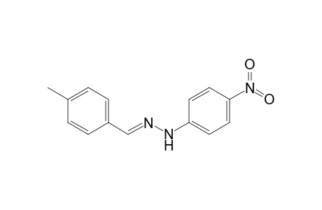 4-Nitro-N-[(E)-p-tolylmethyleneamino]aniline