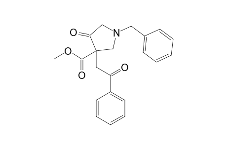 Methyl 1-benzyl-4-oxo-3-(2'-oxo-2'-phenylethyl)-pyrrolidine-3-carboxylate