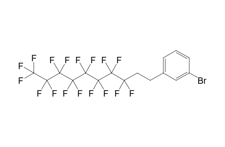 1-Bromanyl-3-[3,3,4,4,5,5,6,6,7,7,8,8,9,9,10,10,10-heptadecakis(fluoranyl)decyl]benzene