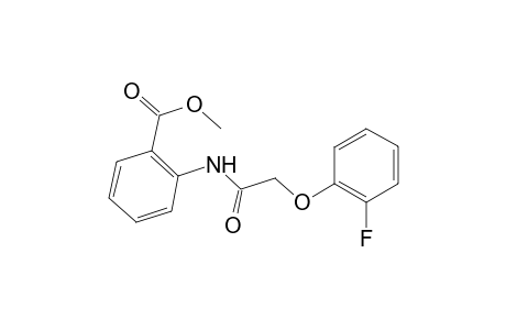 Benzoic acid, 2-[2-(2-fluorophenoxy)acetylamino]-, methyl ester