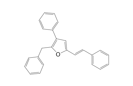 5-Benzyl-4-phenyl-2-(2-phenylethenyl)furan