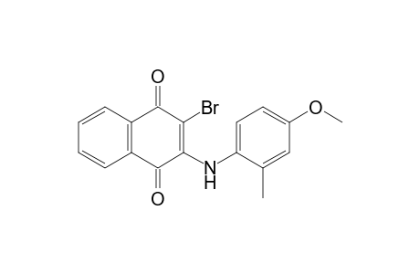 N-(4-Methoxy-2-methylphenyl)-3-amino-2-bromo-1,4-naphthoquinone