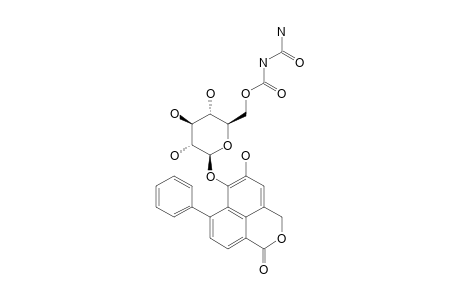 6-O-[(6''-O-ALLOPHANYL)-BETA-D-GLUCOPYRANOSYL]-5-HYDROXY-7-PHENYL-3H-BENZO-[DE]-ISOCHROMEN-1-ONE