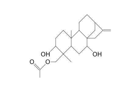 Ent-3,7-dihydroxy-18-acetoxy-kaur-16-ene