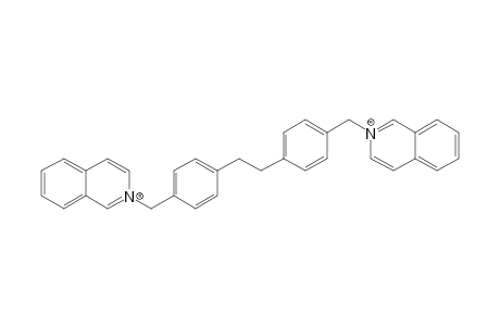 2-[4-[2-[4-(isoquinolin-2-ium-2-ylmethyl)phenyl]ethyl]benzyl]isoquinolin-2-ium
