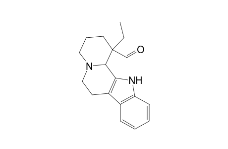 21-Nor-1,14-secoeburnamenin-20-al, 14,15-dihydro-, (3.alpha.)-(.+-.)-