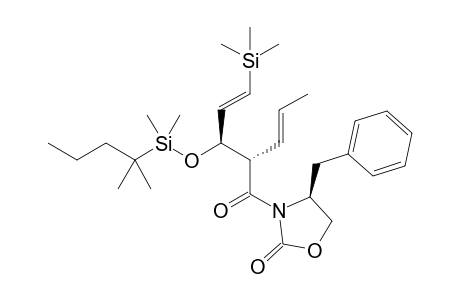 (2'S,3'R,4S)-4-Benzyl-3-[(2'-(1"-E-propenyl)-3'-thexyldimethylsiloxy-5'-trimethylsilyl)-4'-E-pentenoyl]oxazolidin-2-one