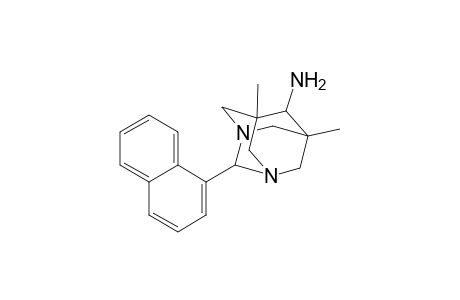 6-Amino-5,7-dimethyl-2-(1-naphthyl)-1,3-diazaadamantane