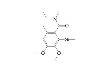 N,N-diethyl-3,4-dimethoxy-6-methyl-2-(trimethylsilyl)-benzamide