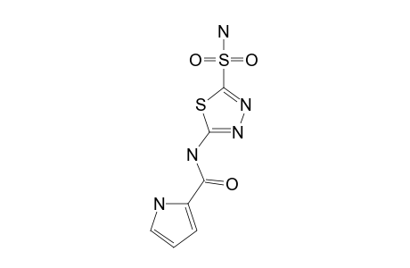 5-(PYRROLE-2-CARBOXAMIDO)-1,3,4-THIADIAZOLE-2-SULFONAMIDE