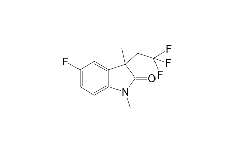 5-Fluoro-1,3-dimethyl-3-(2,2,2-trifluoroethyl)indolin-2-one