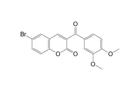 6-Bromo-3-(3',4'-dimethoxybenzoyl)coumarin