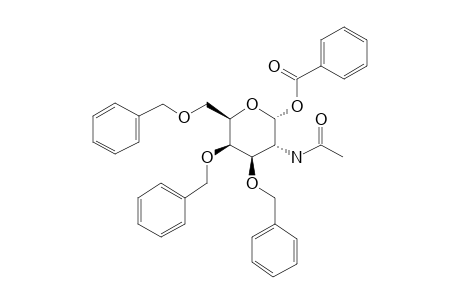 N-Acetyl 3,4,6-o-tribnezyl-1-o-benzoyl-.alpha.-D-galactosamine