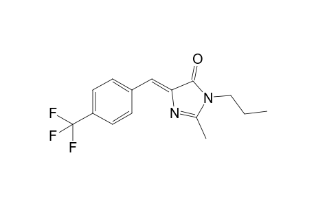 2-Methyl-1-propyl-4-(4-(trifluoromethyl)benzylidene)imidazolin-5-one