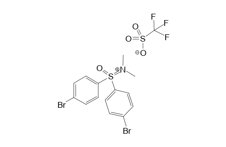 N-[Bis(4-bromophenyl)(oxo)-lamda6-sulfaneylidene]-N-methylmethanaminium trifluoromethanesulfonate