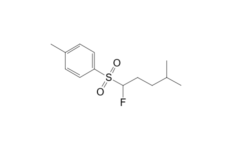 1-Fluoro-4-methyl-1-tosylpentane