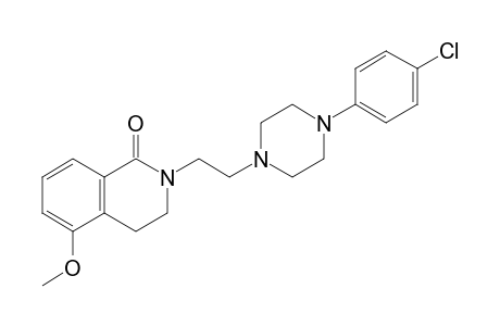 2-[2-[4-(4-chlorophenyl)-1-piperazinyl]ethyl]-5-methoxy-3,4-dihydroisoquinolin-1-one