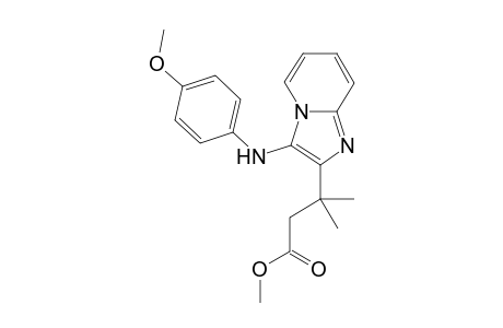 Methyl 3-{3-(4-Methoxyphenyl)aminoimidazo[1,2-a]pyridin-2-yl}-3-methylbutanoate