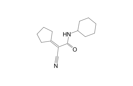 2-cyano-N-cyclohexyl-2-cyclopentylideneacetamide