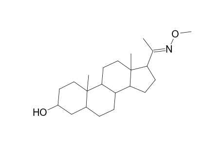 3-Hydroxypregnan-20-one o-methyloxime