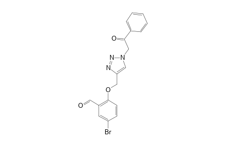 5-BROMO-2-[1-(2-OXO-2-PHENYLETHYL)-1H-[1,2,3]-TRIAZOL-4-YL-METHOXY]-BENZALDEHYDE