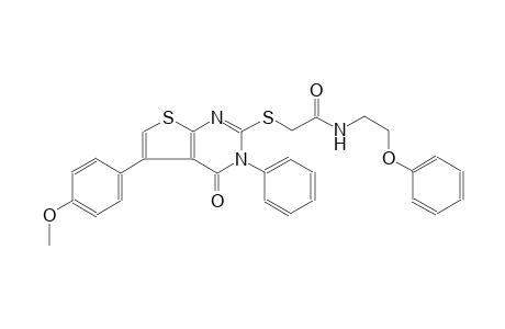 acetamide, 2-[[3,4-dihydro-5-(4-methoxyphenyl)-4-oxo-3-phenylthieno[2,3-d]pyrimidin-2-yl]thio]-N-(2-phenoxyethyl)-