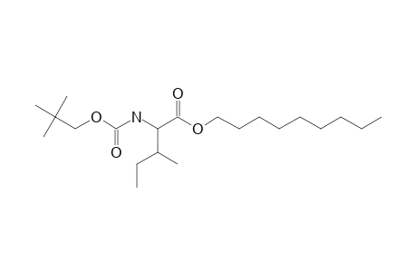 L-Isoleucine, N-neopentyloxycarbonyl-, nonyl ester