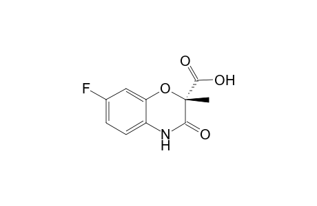 (S)-(+)-7-Fluoro-2-methyl-3-oxo-3,4-dihydro-2H-1,4-benzoxazine-2-carboxylic acid
