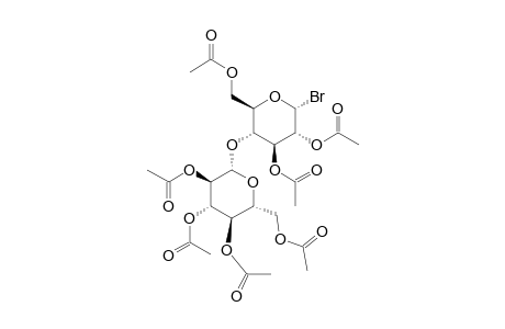 [(2R,3R,4S,5R,6S)-3,4,5-triacetoxy-6-[(2R,3R,4S,5R,6R)-4,5-diacetoxy-2-(acetoxymethyl)-6-bromo-tetrahydropyran-3-yl]oxy-tetrahydropyran-2-yl]methyl acetate