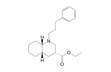 Ethyl (3R,4aS,8aS)-1-(3-Phenylpropyl)decahydroquinoline-3-carboxylate