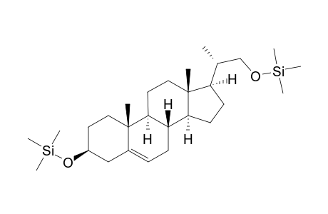 3.beta.,22-Di(trimethylsilyloxy)-23,24-dinor-5-cholene
