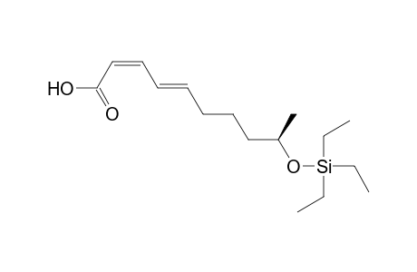 (R,2Z,4E)-9-(Triethylsilyloxy)deca-2,4-dienoic acid
