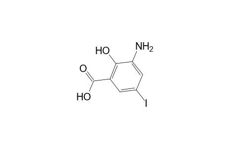Salicylic acid, 3-amino-5-iodo-