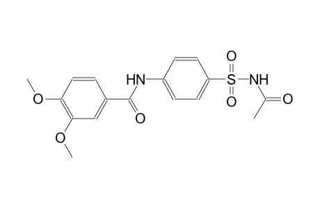 N-{4-[(acetylamino)sulfonyl]phenyl}-3,4-dimethoxybenzamide