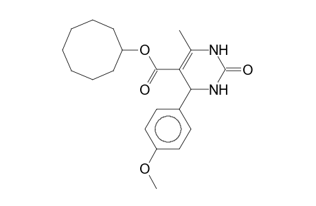 Cyclooctyl 3,4-dihydro-4-(4-methoxyphenyl)-6-methyl-2(1H)-oxopyrimidine-5-carboxylate
