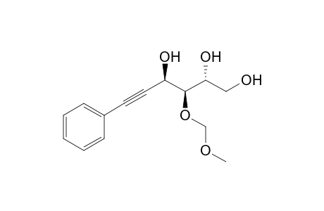 (2S,3S,4R)-6-Phenyl-3-(methoxymethoxy)-5-hexyne-1,2,4-triol