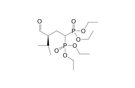 2(S)-Isopropyl-4,4'-ethylphosphonate-butanal